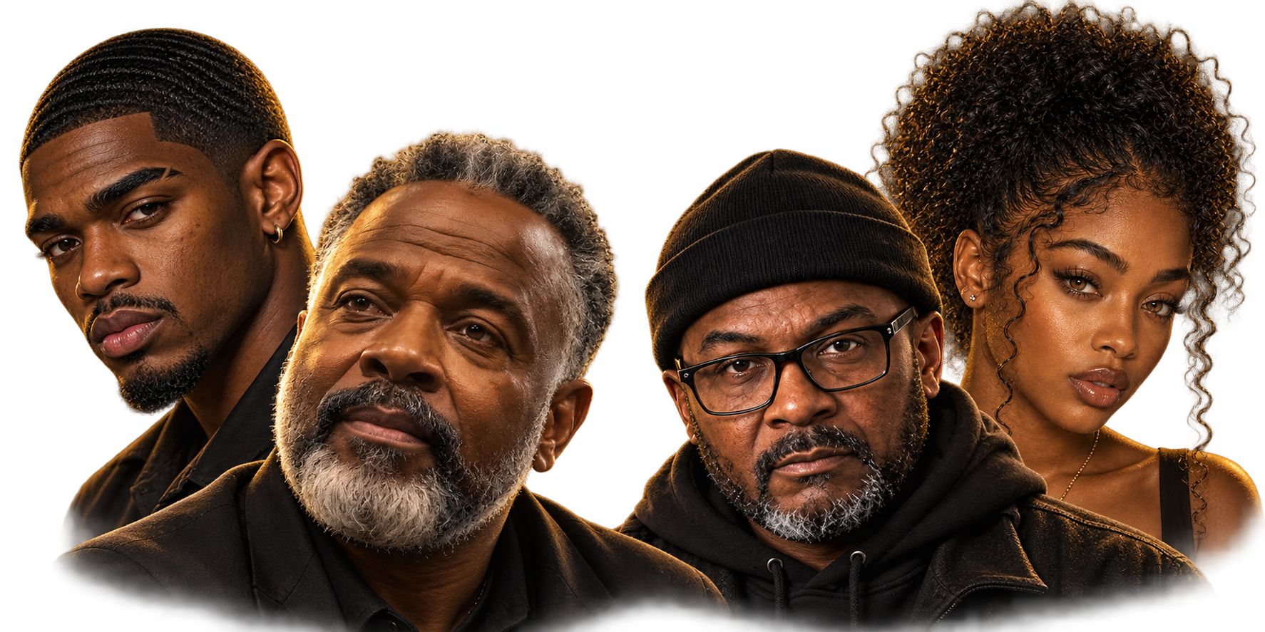 Born Starz artists: DiMarco, Otis McClendon, LXPLICIT and Aria Esmé